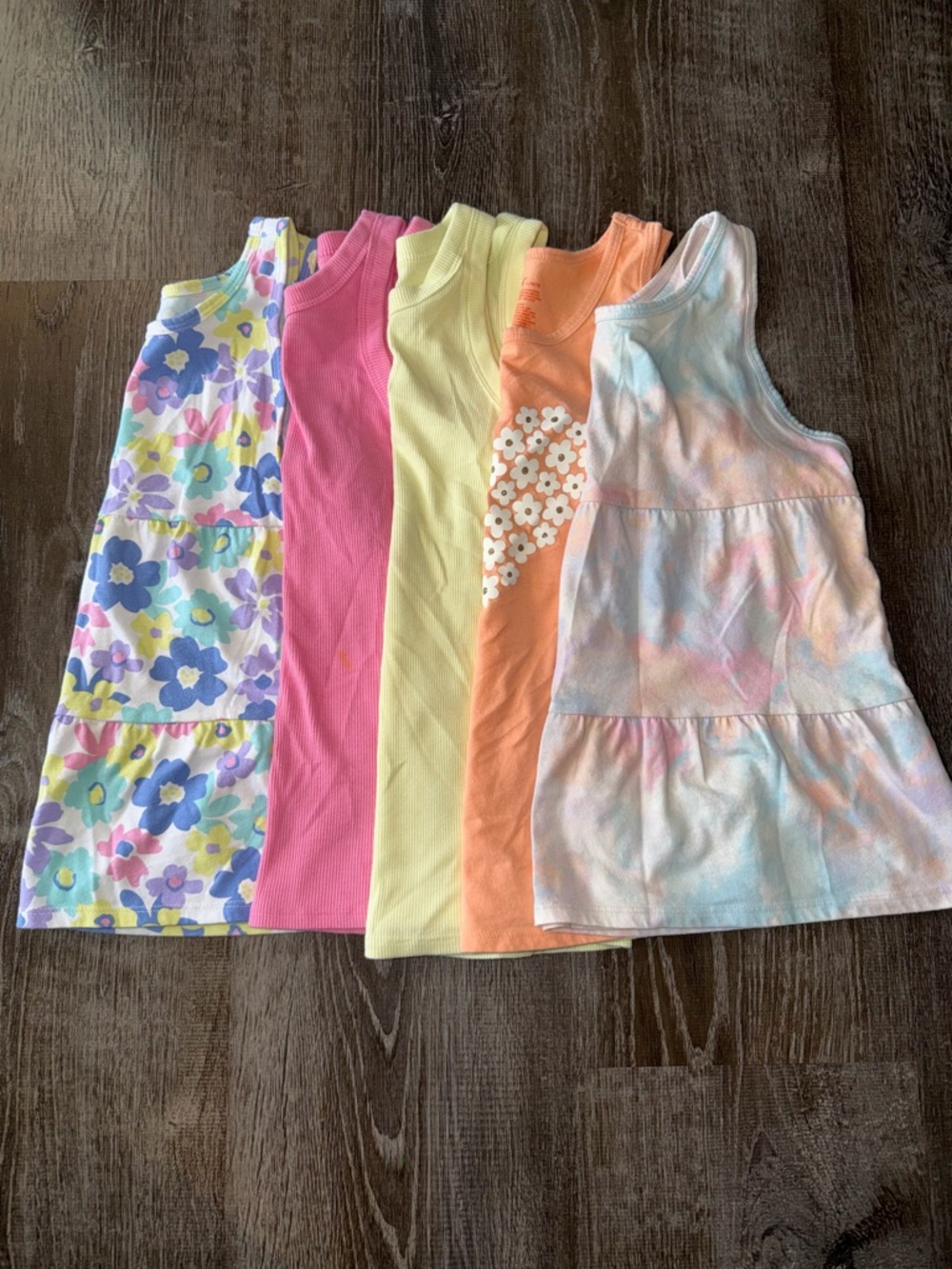 Cat & Jack - Wonder Nation Assorted Tank Tops Bundle (5)